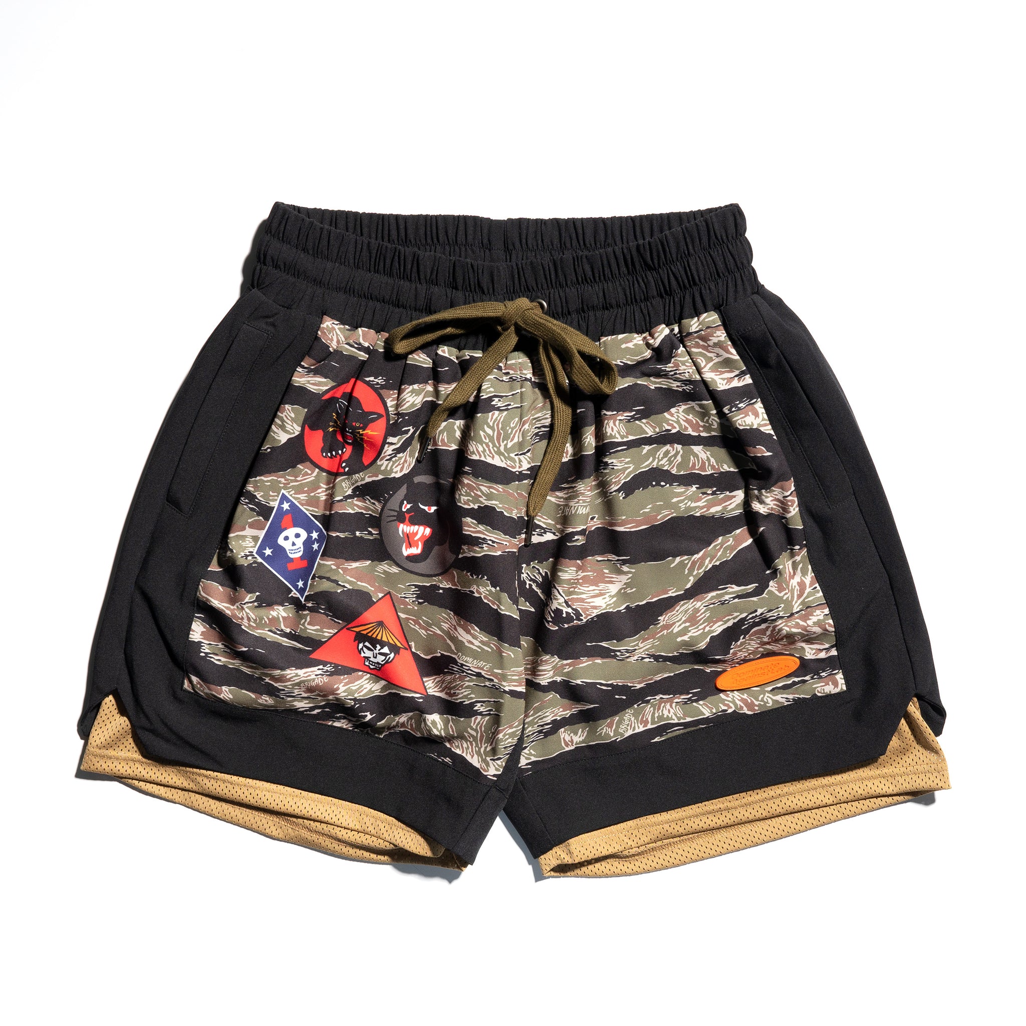 AGAINST X DOMINATE PATCH BALL SHORTS