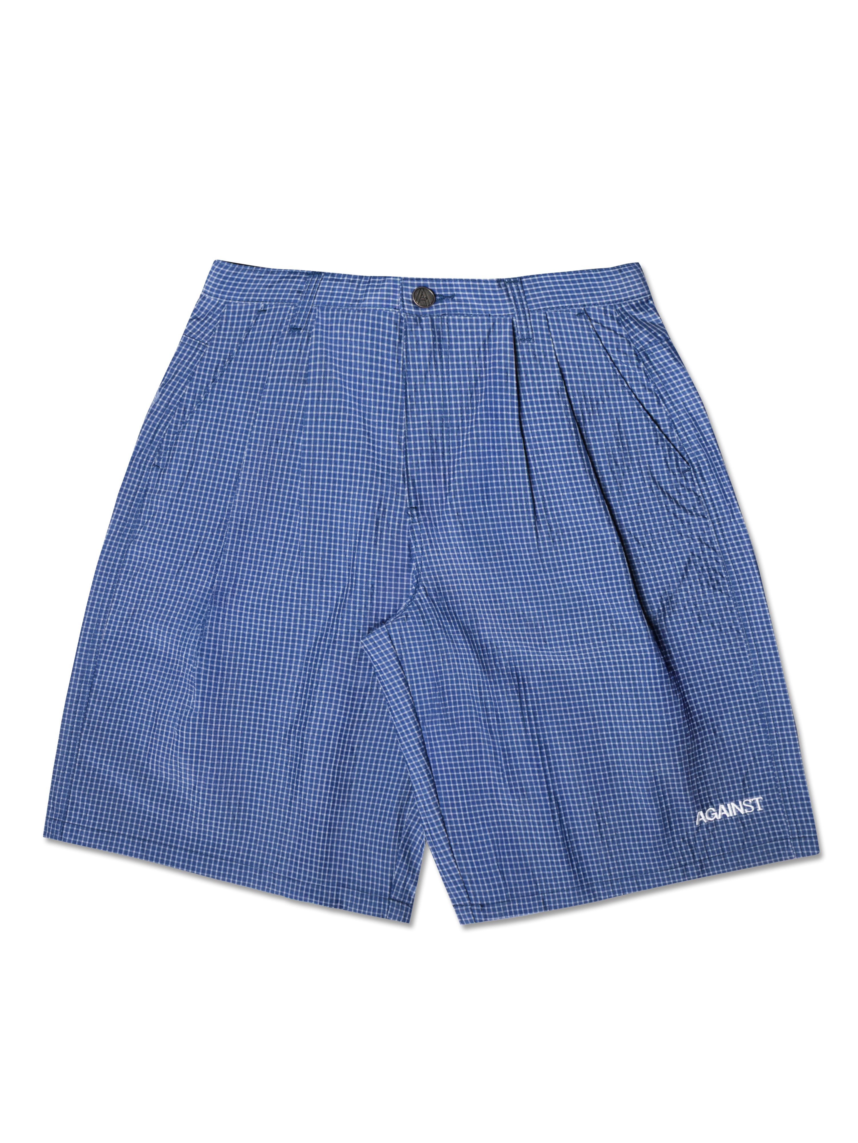 NYLON RIPSTOP MONEY SHORTS NAVY – AGAINST LAB.
