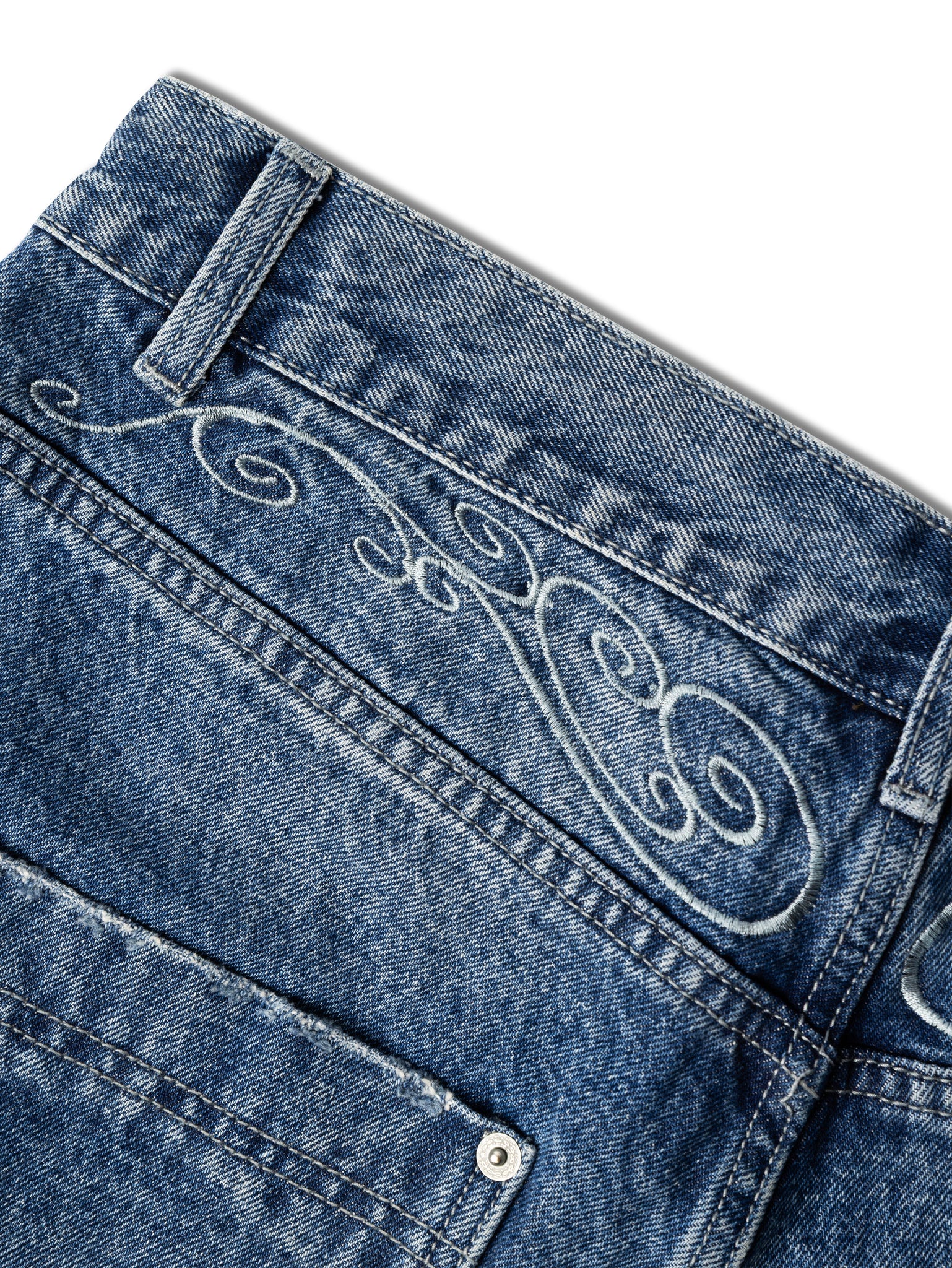 COWBOY WASHED PERFECT JEANS BLUE