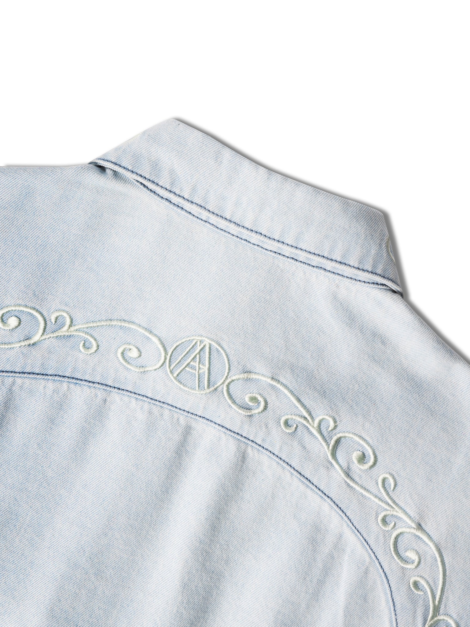 DENIM COWBOY L/S DAME SHIRT