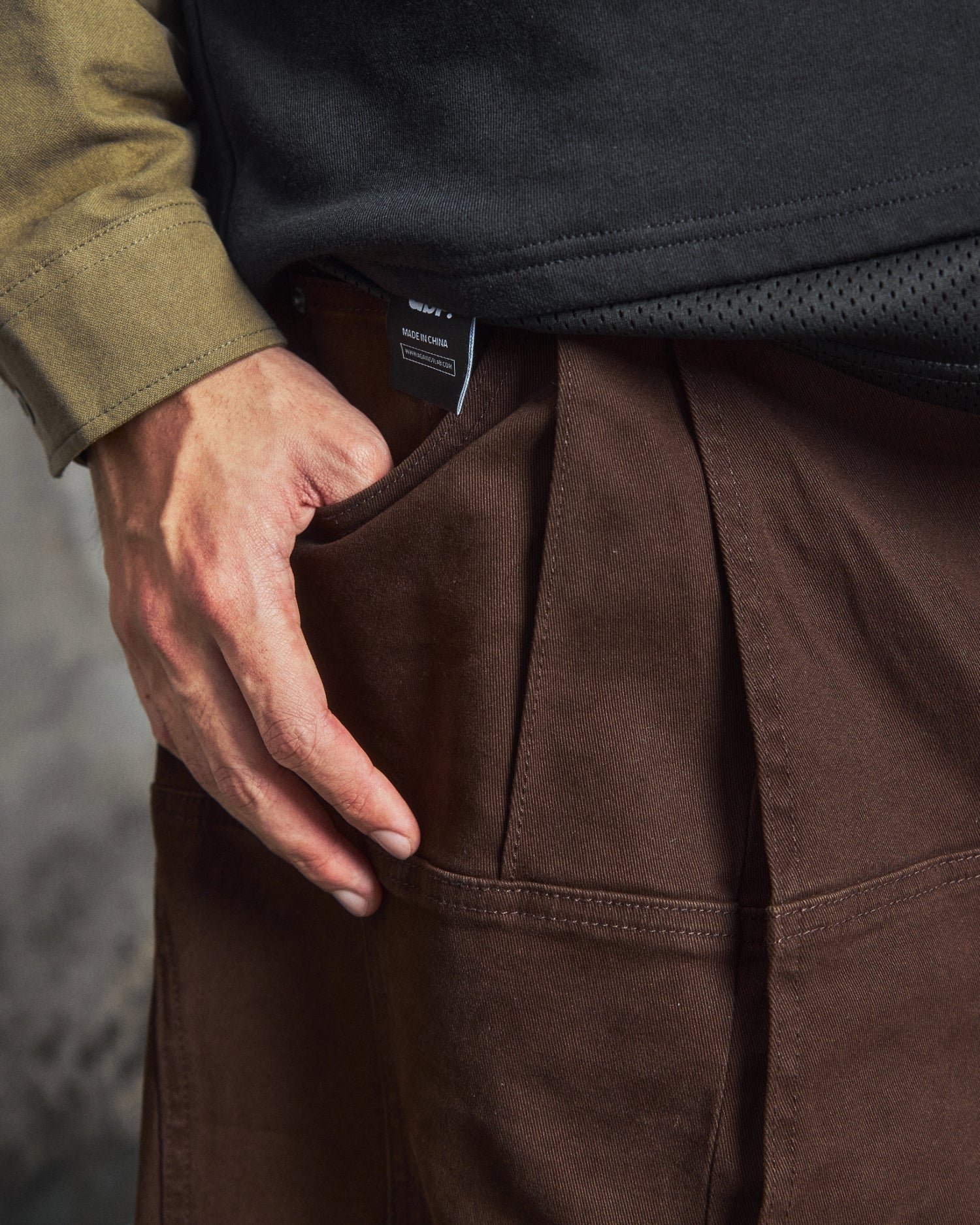 abp. BALL STREAM SHORTS BROWN