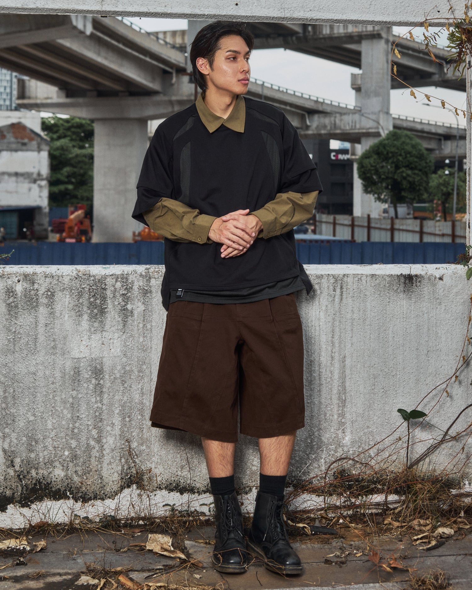 abp. BALL STREAM SHORTS BROWN