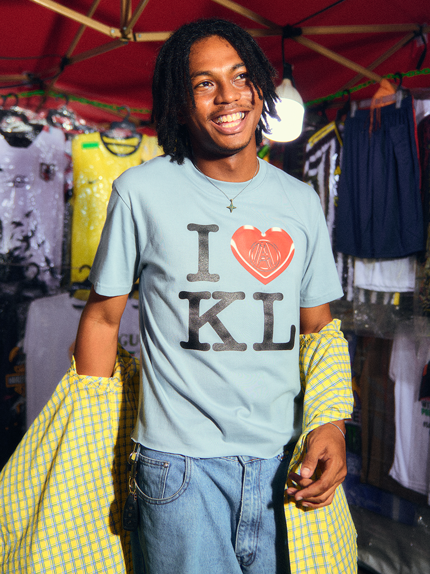 I <3 KL TEE BABY BLUE