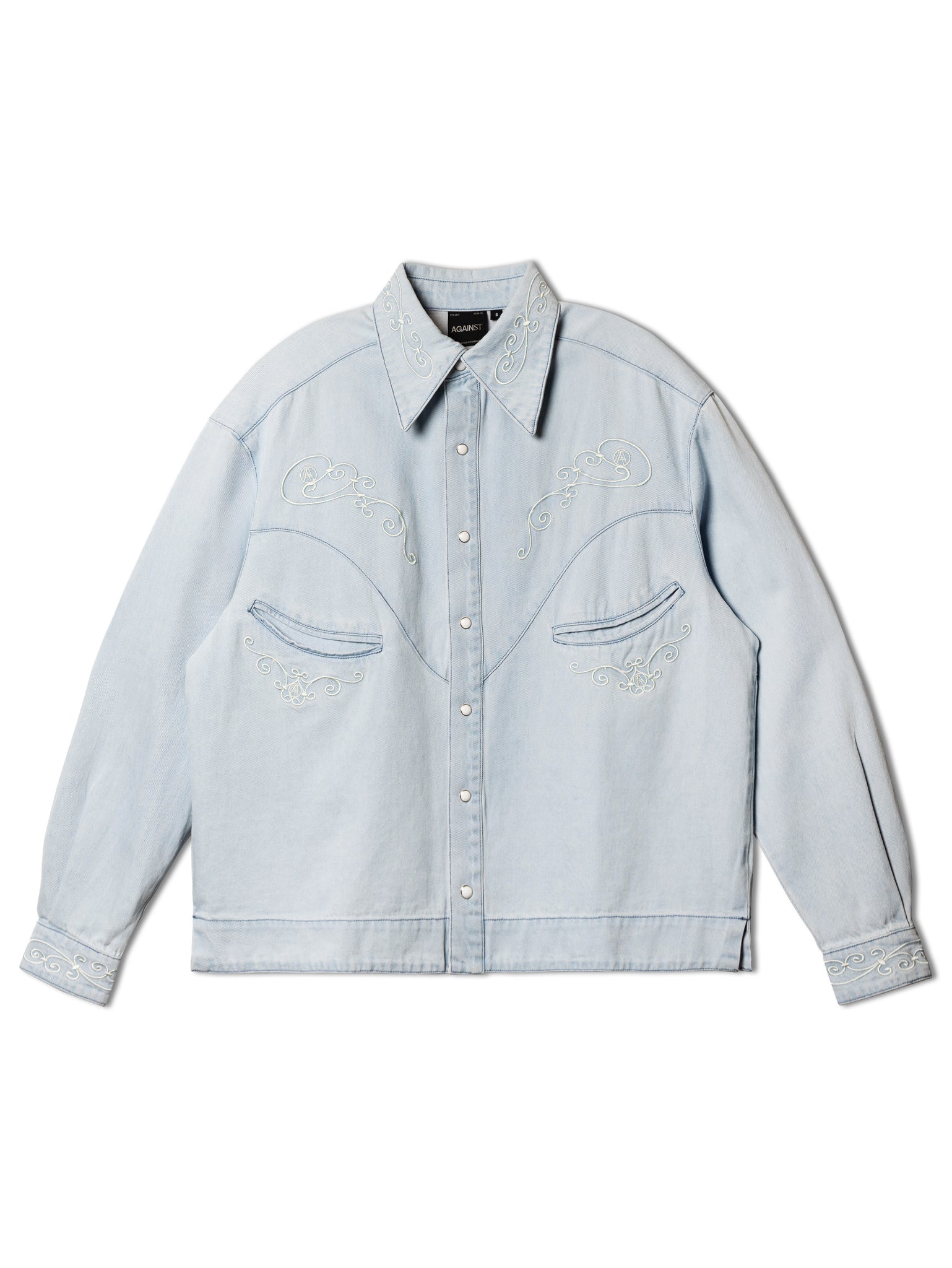 DENIM COWBOY L/S DAME SHIRT