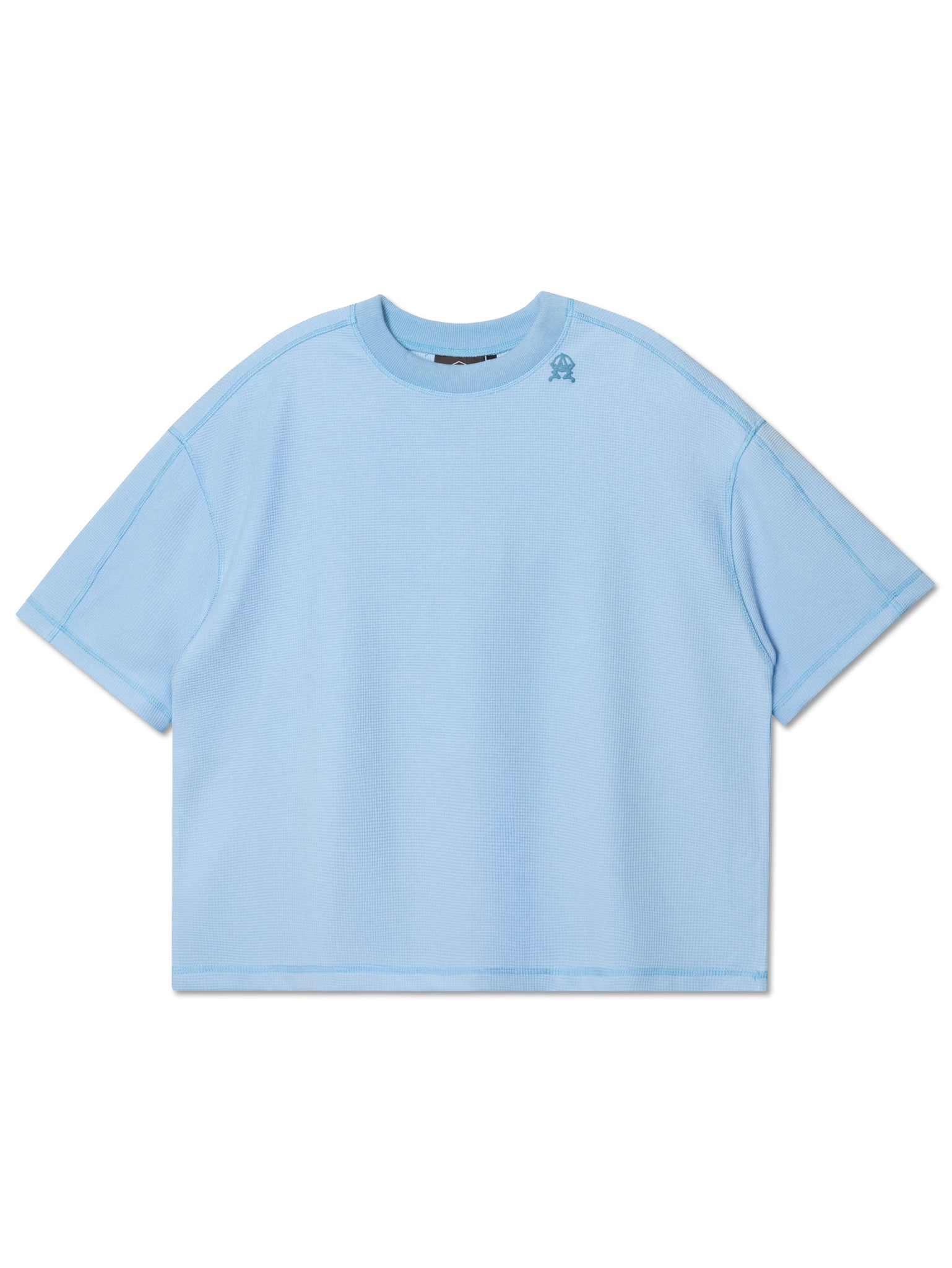 AGAINST X HDPC FABRICATOR WAFFLE TEE SKY