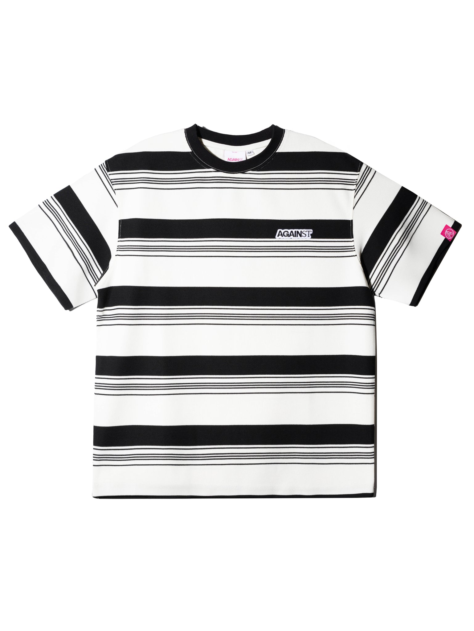 BIG STRIPE TEE BLACK