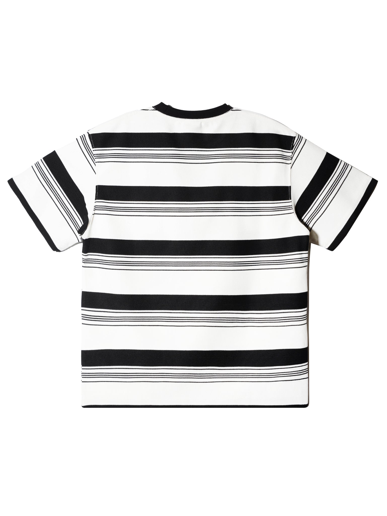 BIG STRIPE TEE BLACK