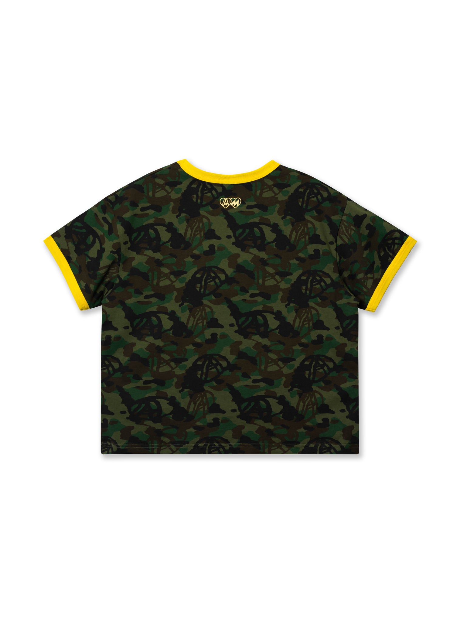 TELETEXT KAOMOJI CAMO RINGER TEE