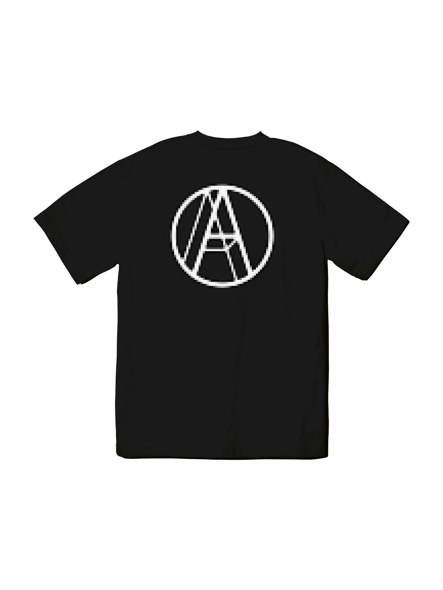 BLURRED LOGO TEE BLACK