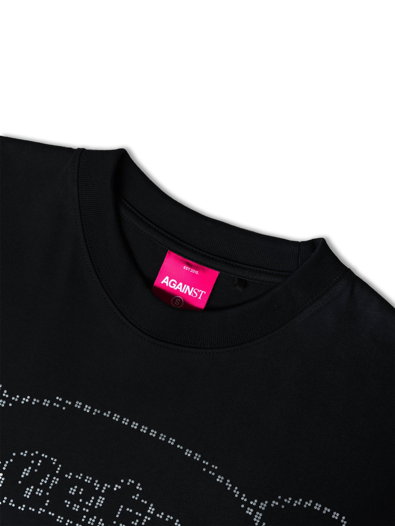 TELETEXT KAOMOJI TEE BLACK
