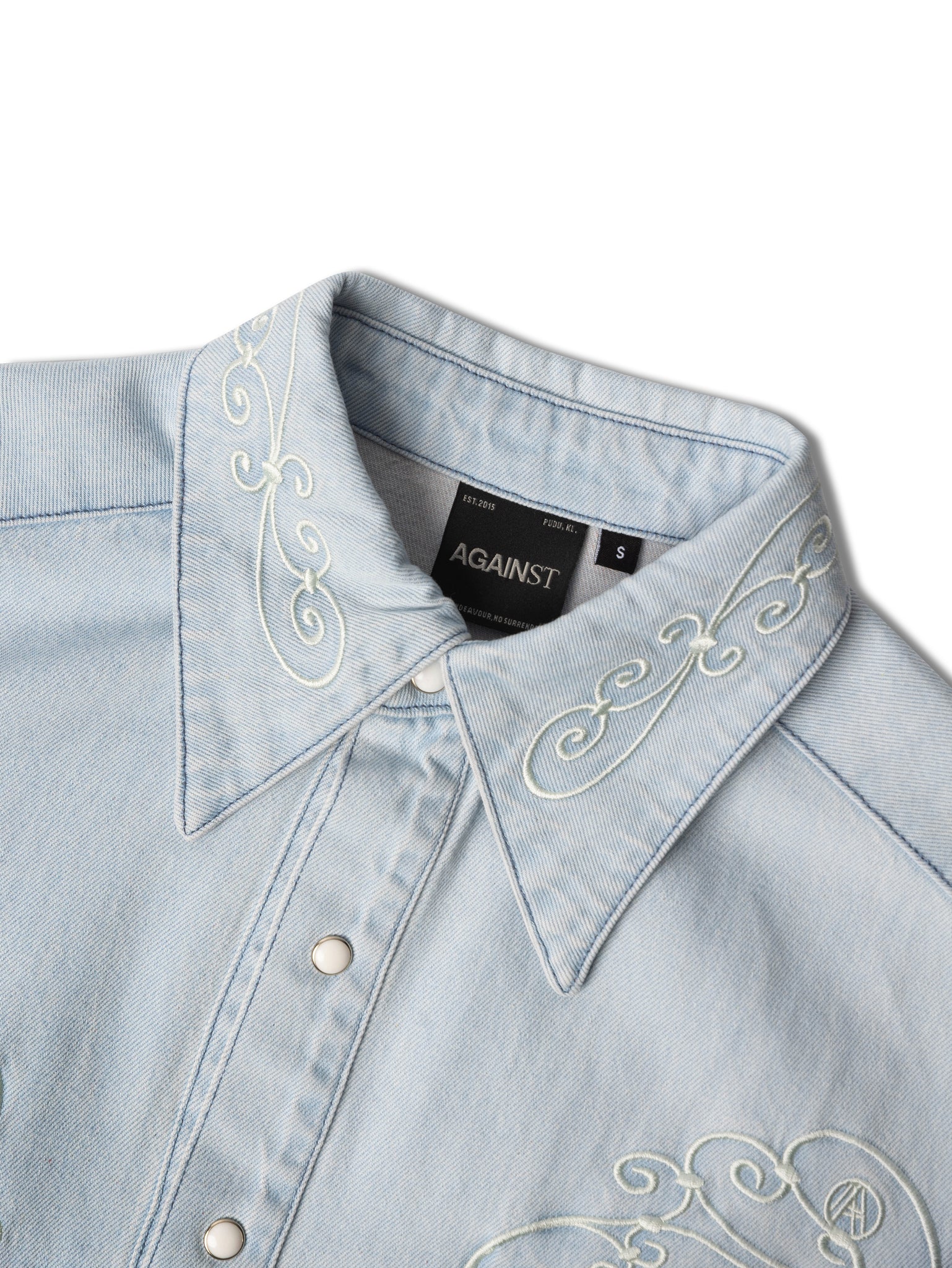 DENIM COWBOY L/S DAME SHIRT