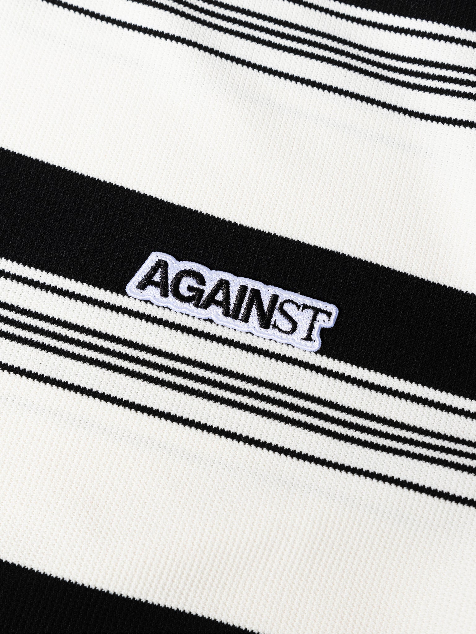 BIG STRIPE TEE BLACK