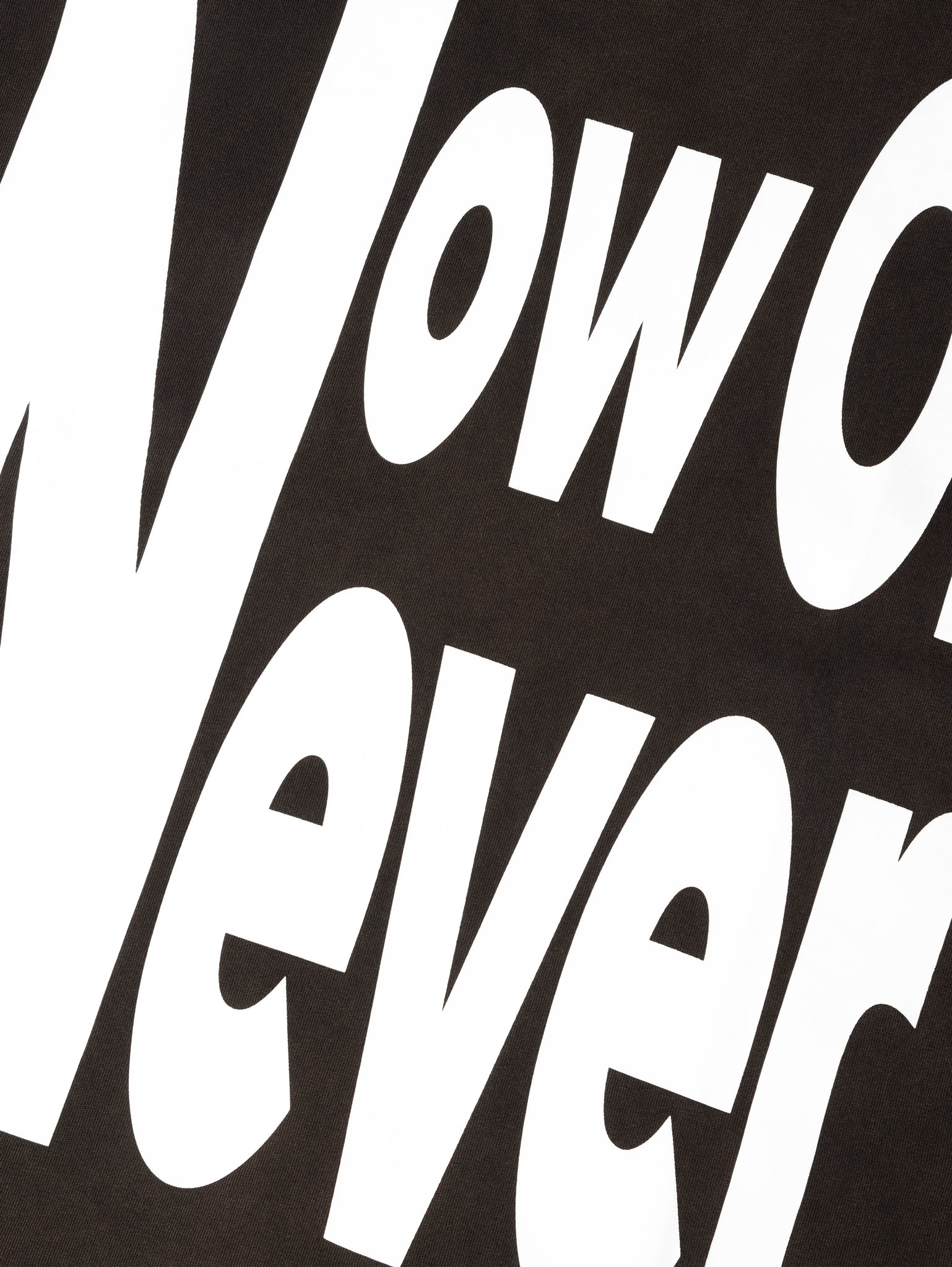 NOW OR NEVER TEE WASHED BROWN