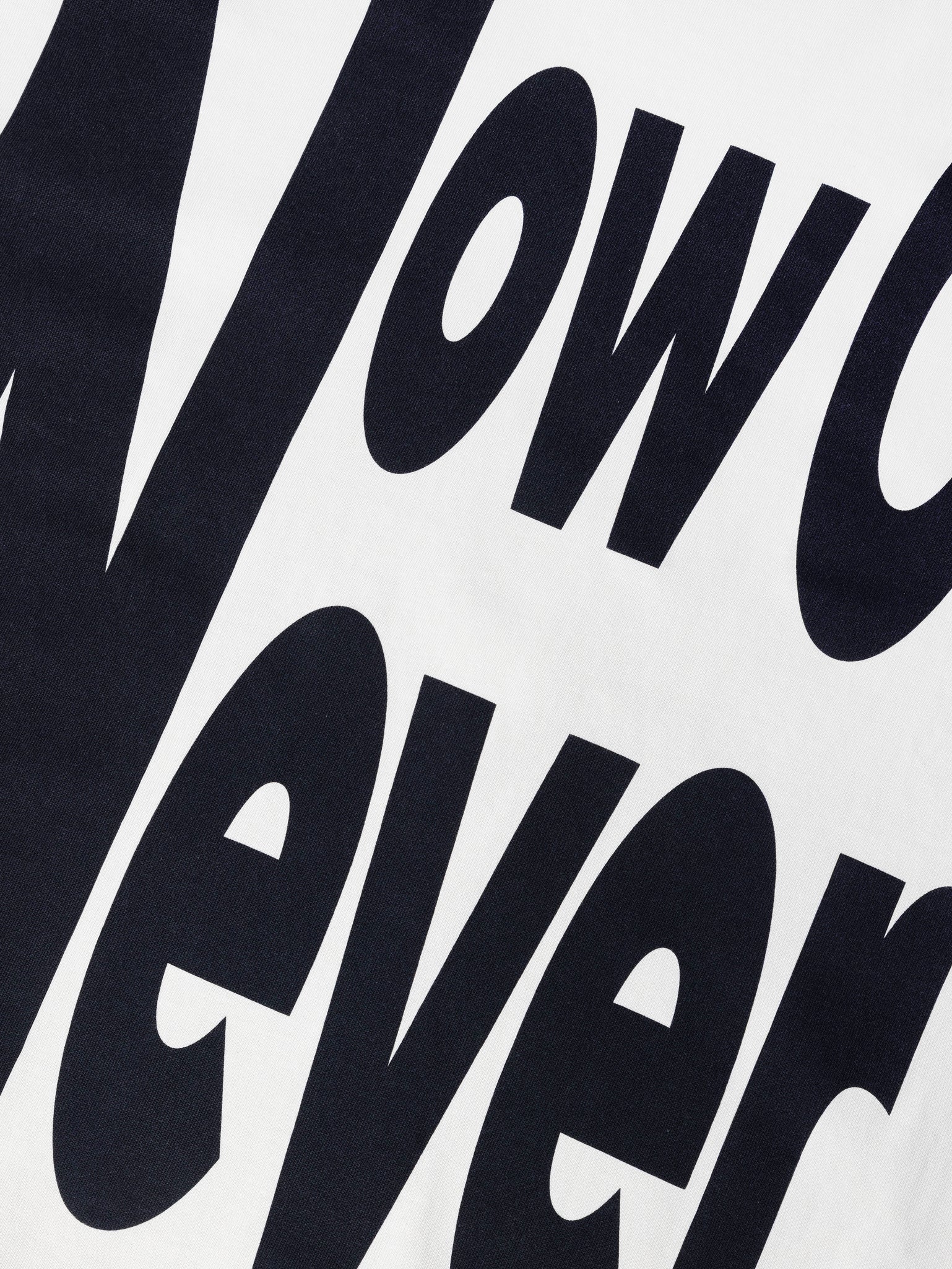 NOW OR NEVER TEE WASHED CREAM