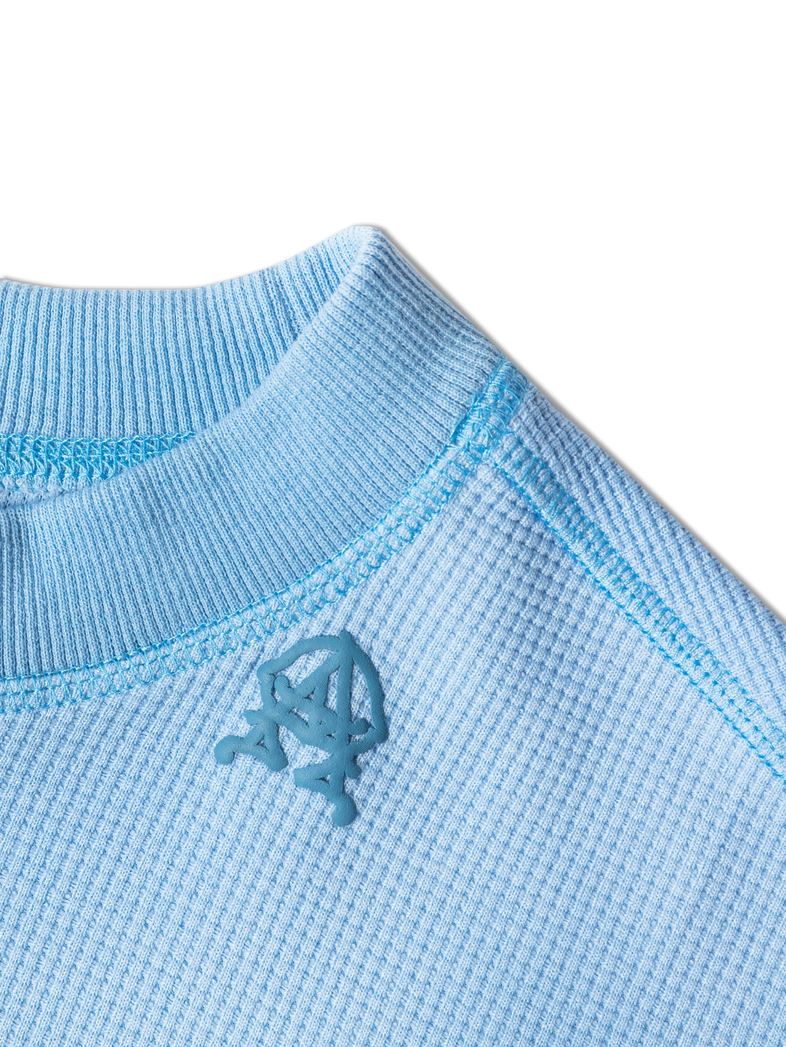 AGAINST X HDPC FABRICATOR WAFFLE TEE SKY