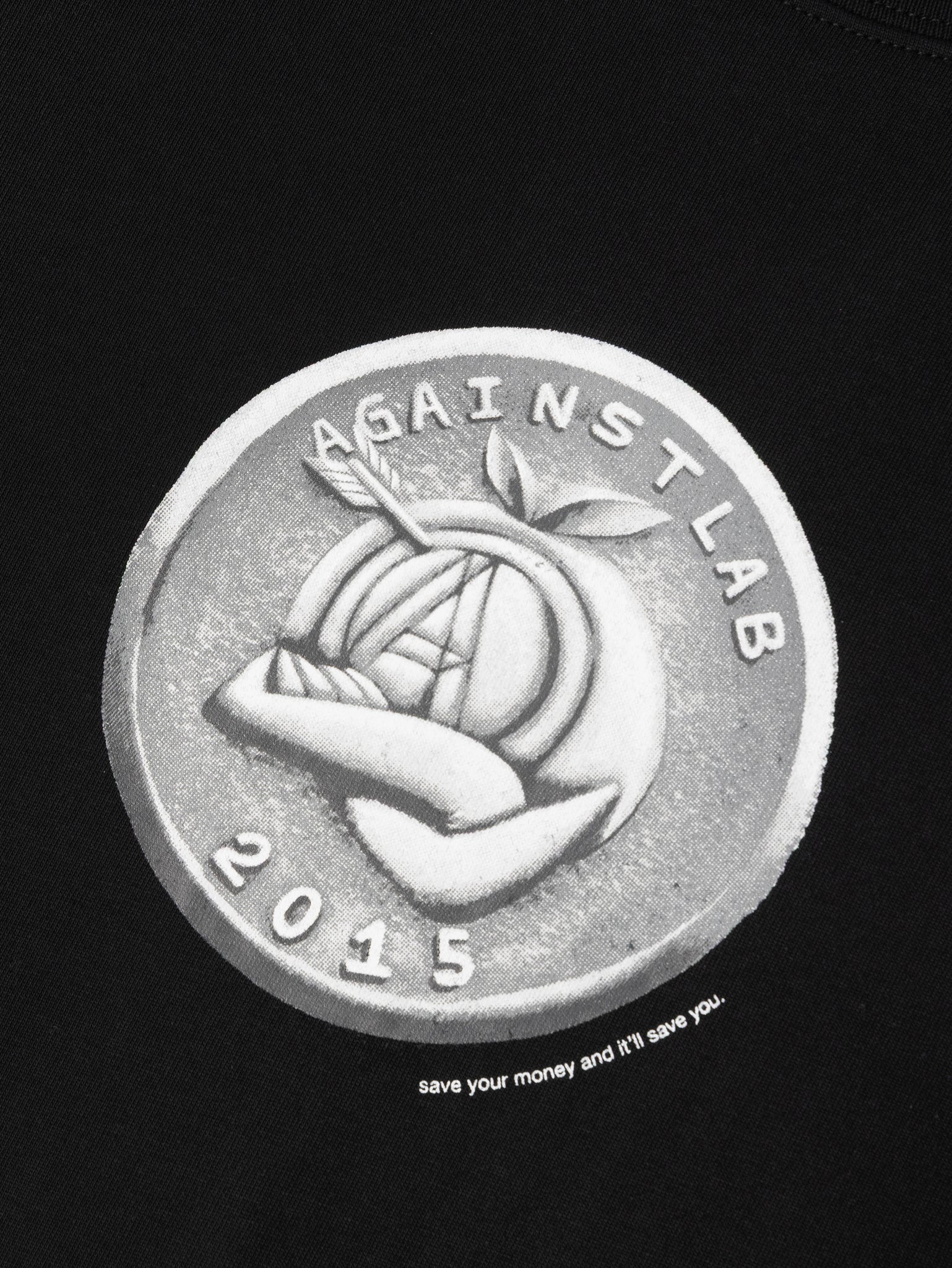 A-MAN COIN TEE BLACK