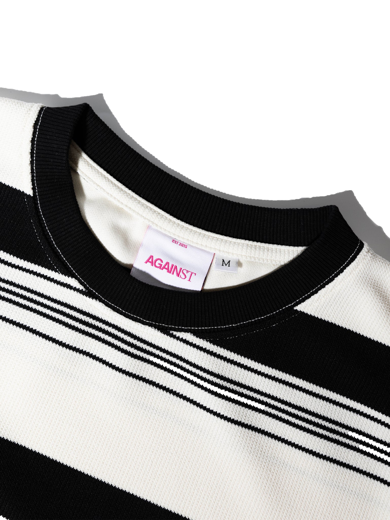 BIG STRIPE TEE BLACK