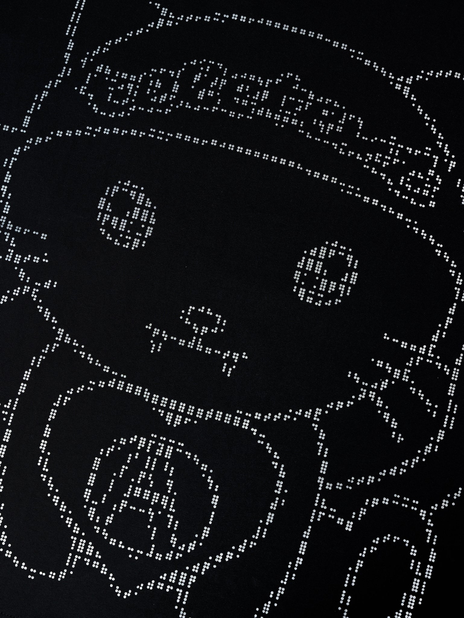 TELETEXT KAOMOJI TEE BLACK