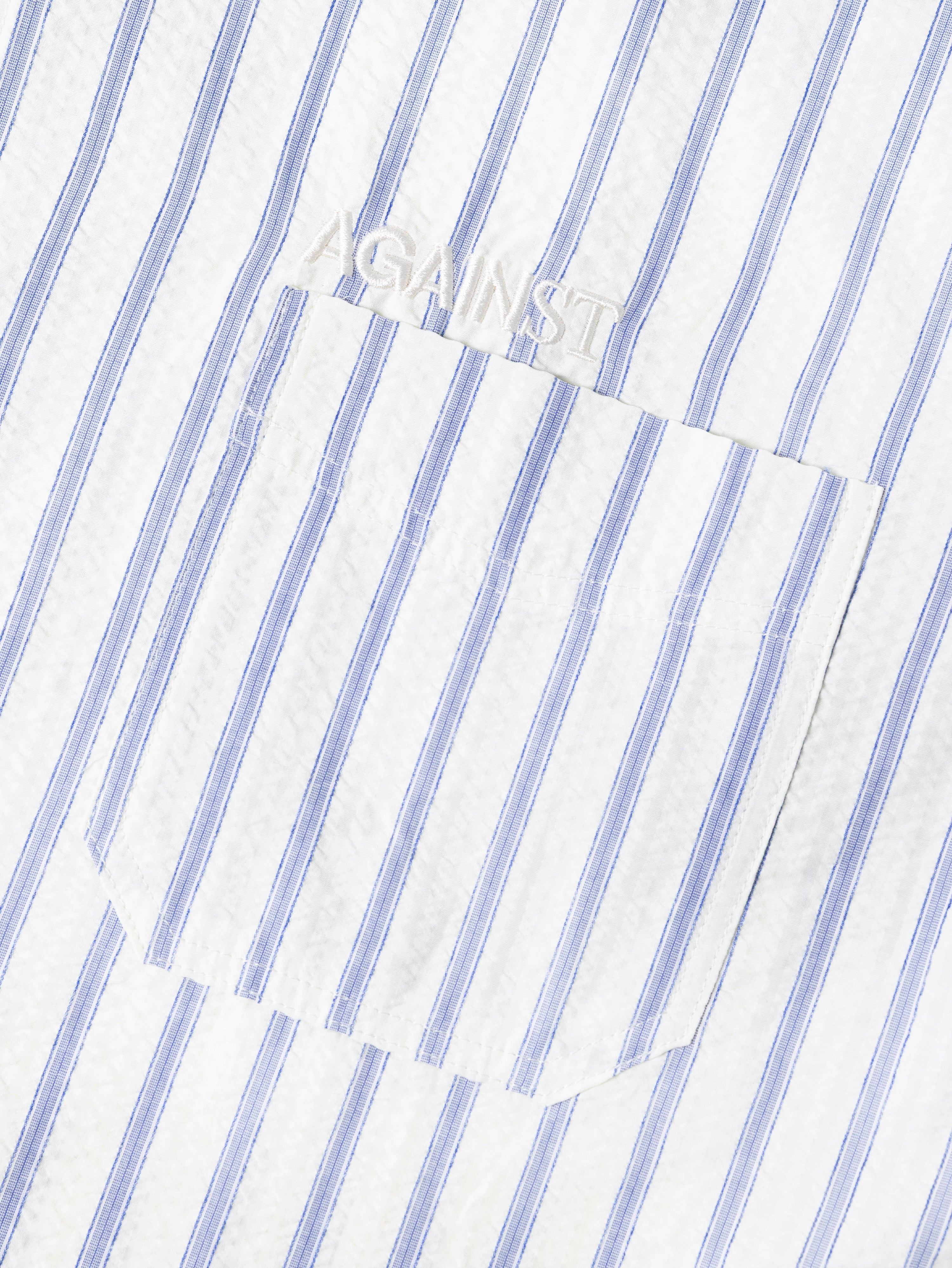 STRIPE STANDARD SHIRT WHITE – AGAINST LAB.