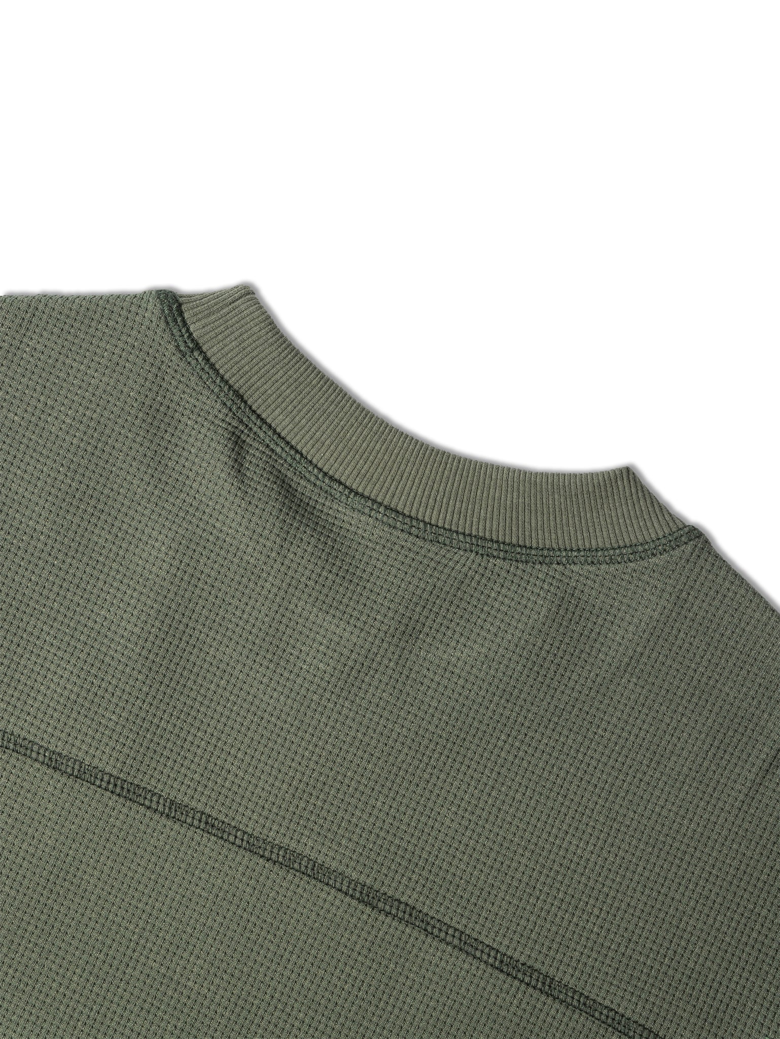 AGAINST X HDPC FABRICATOR WAFFLE TEE MOSS