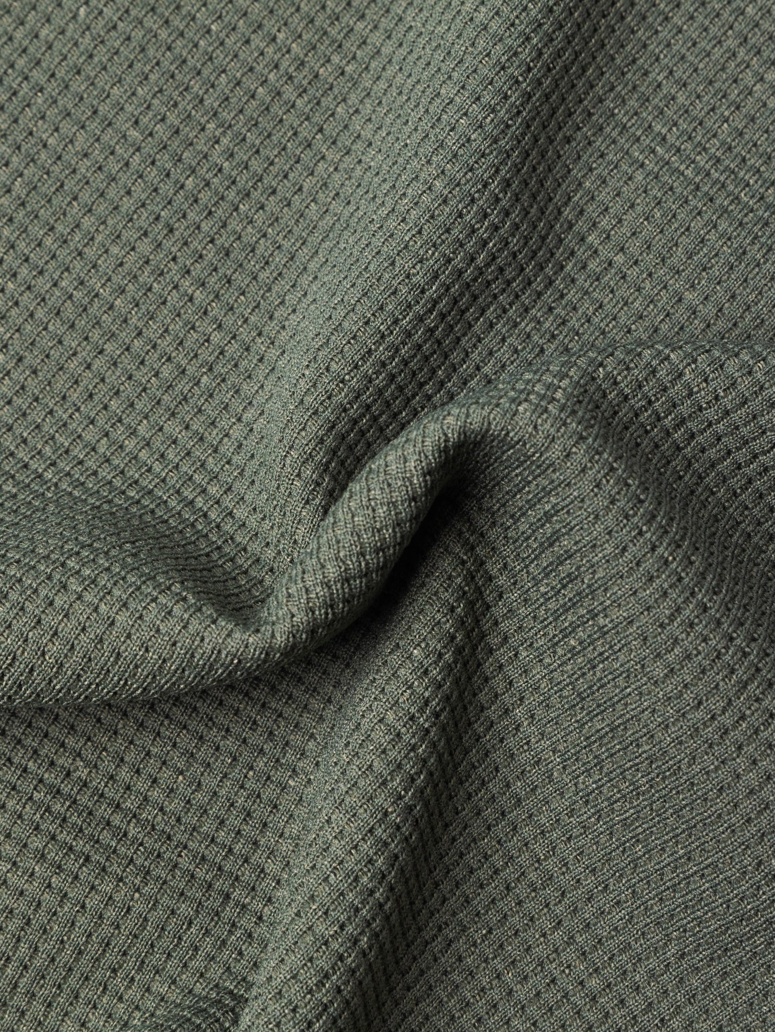 AGAINST X HDPC FABRICATOR WAFFLE TEE MOSS