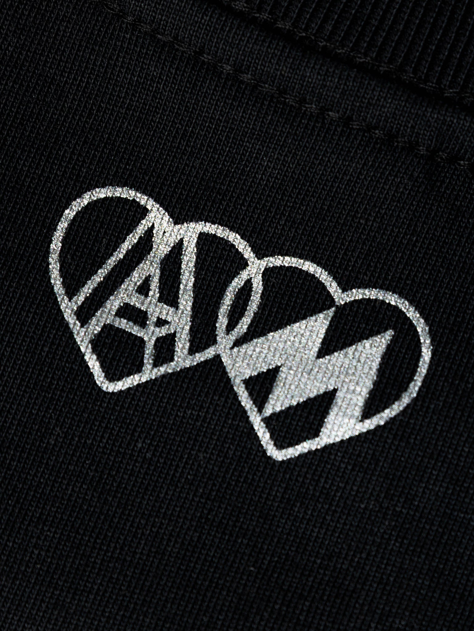 TELETEXT KAOMOJI TEE BLACK