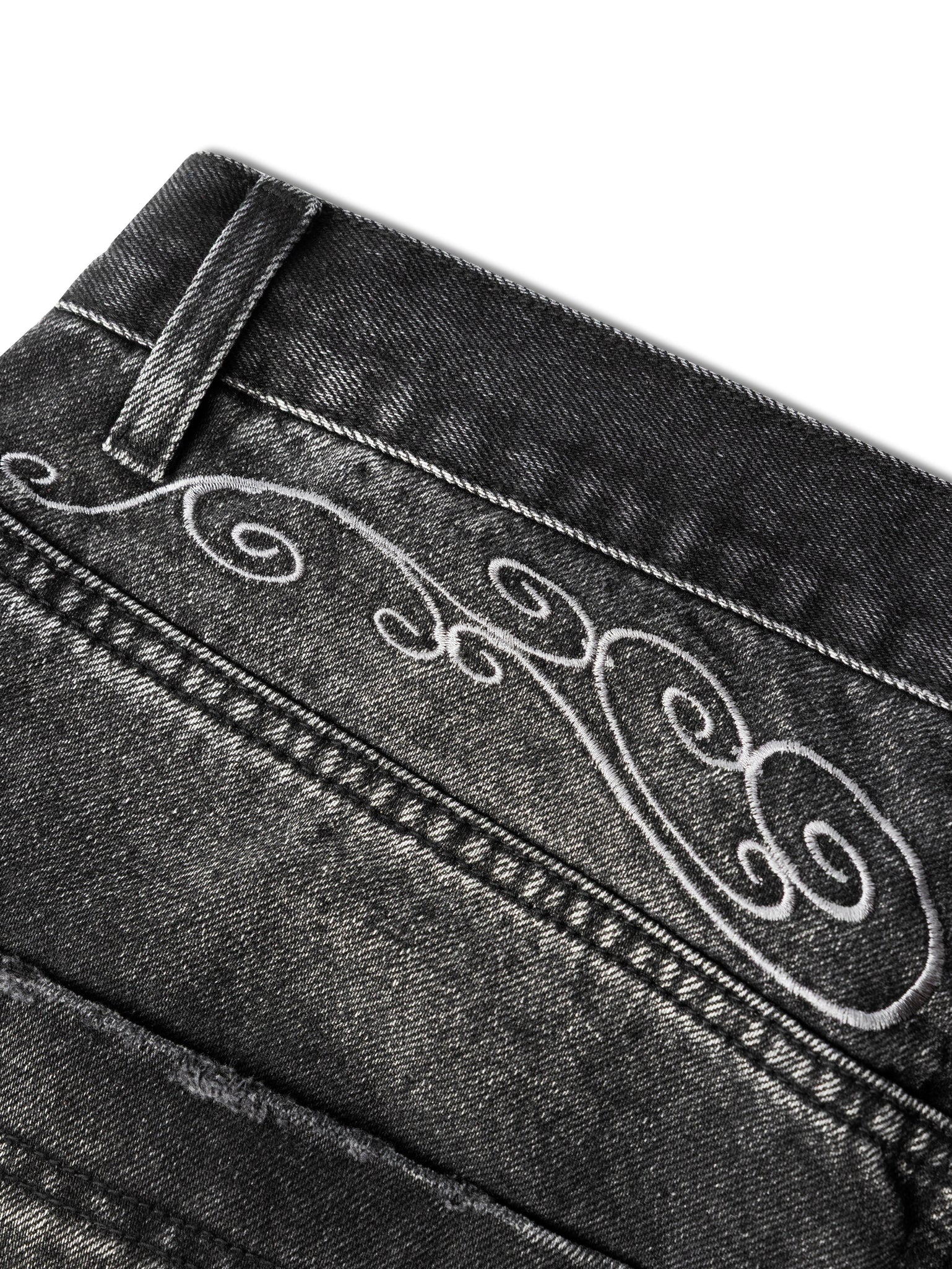 COWBOY WASHED PERFECT JEANS BLACK