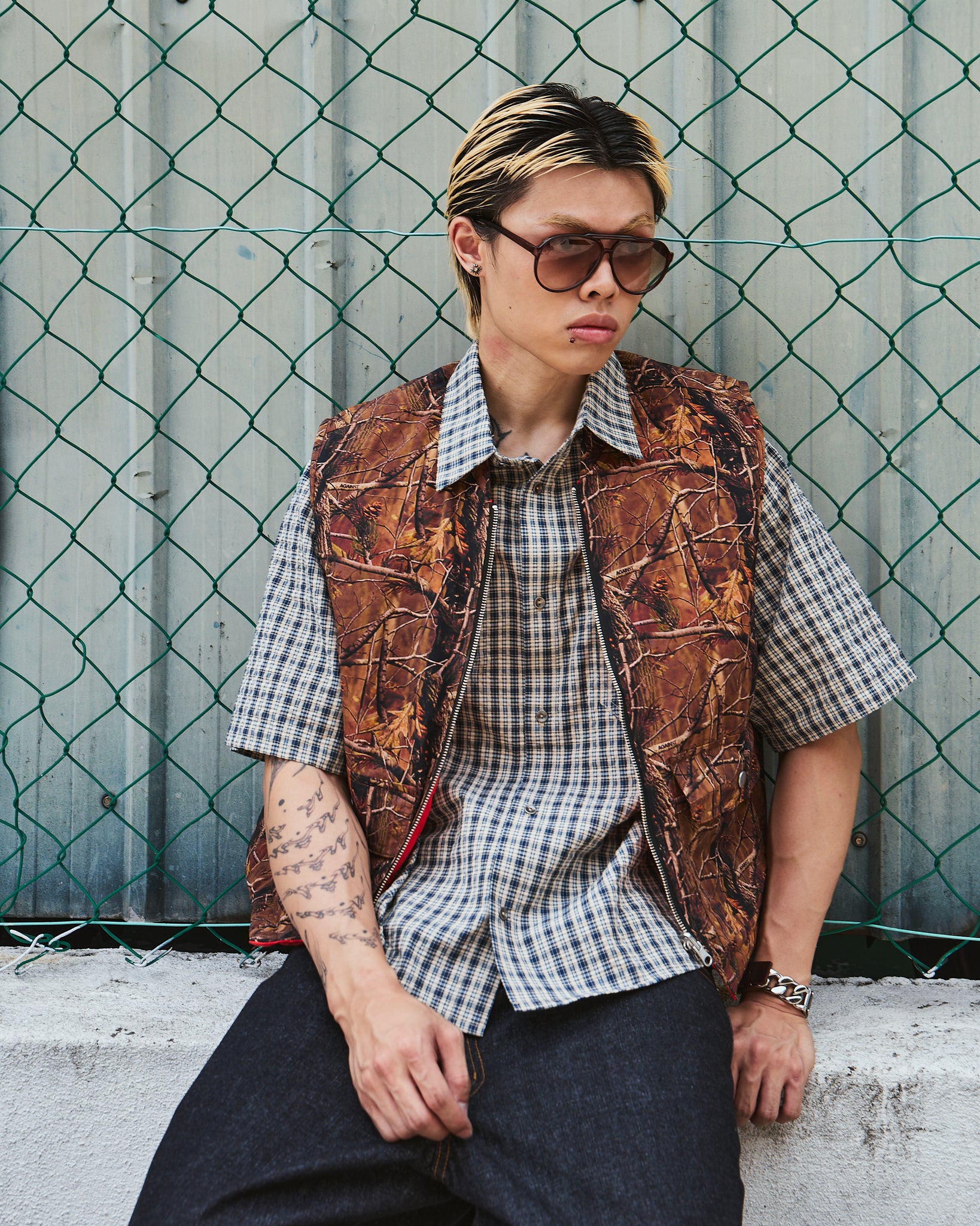REVERSIBLE CAMO VEST – AGAINST LAB.