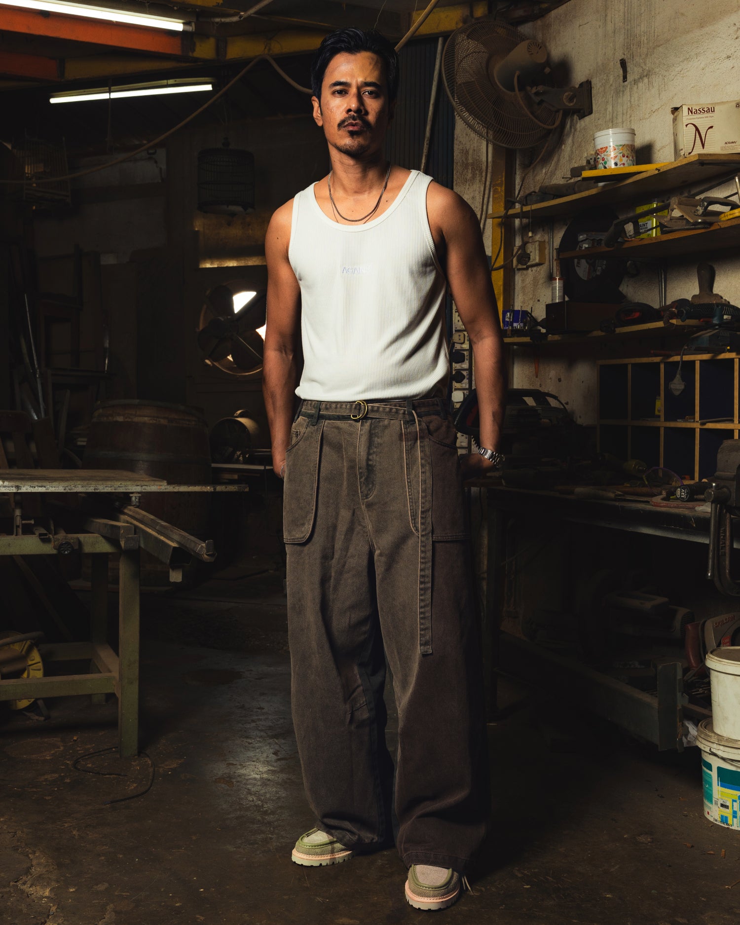 AGAINST X HDPC FABRICATOR PANTS TIMBER