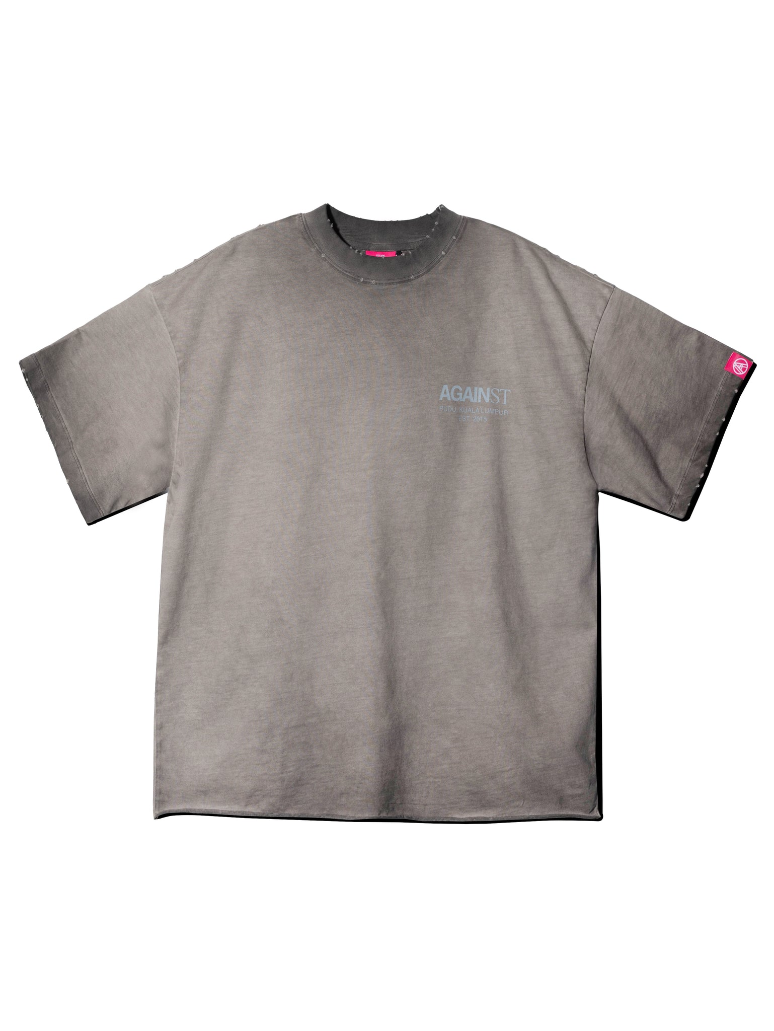 DISTRESSED STAFF TEE GREY