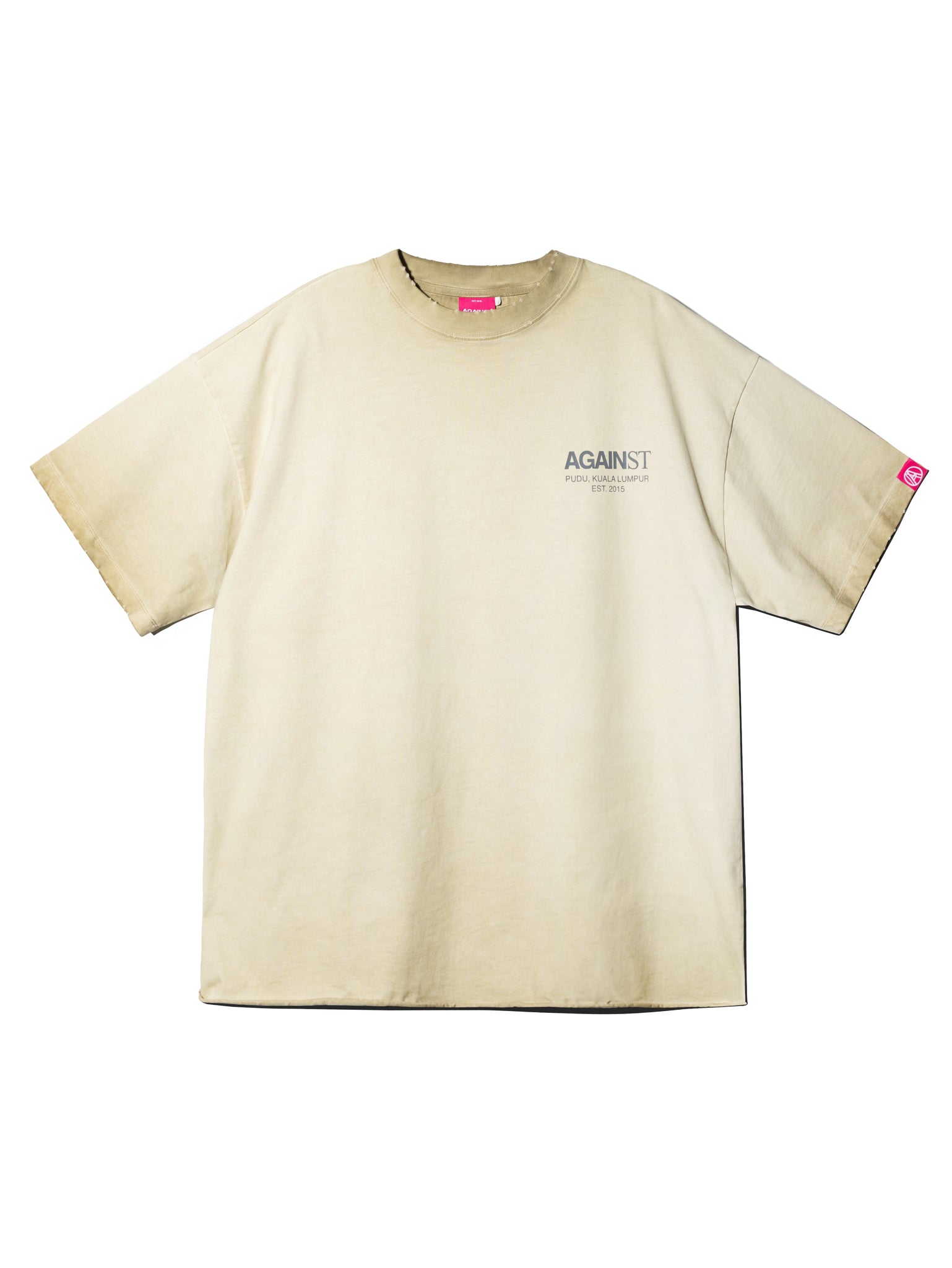 DISTRESSED STAFF TEE KHAKI