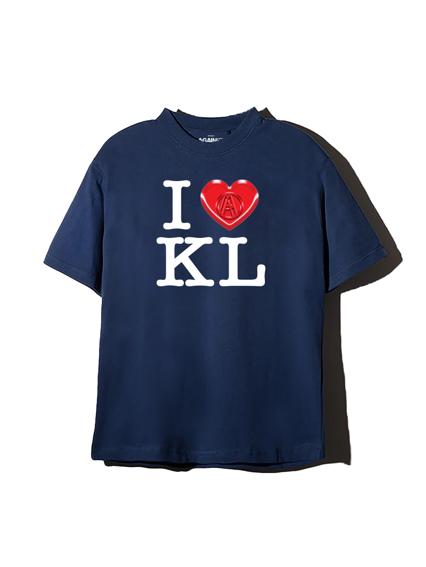 I <3 KL TEE NAVY