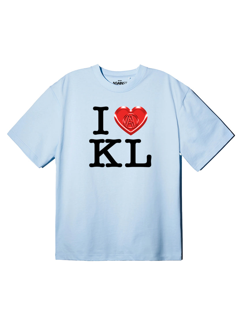 I <3 KL TEE BABY BLUE