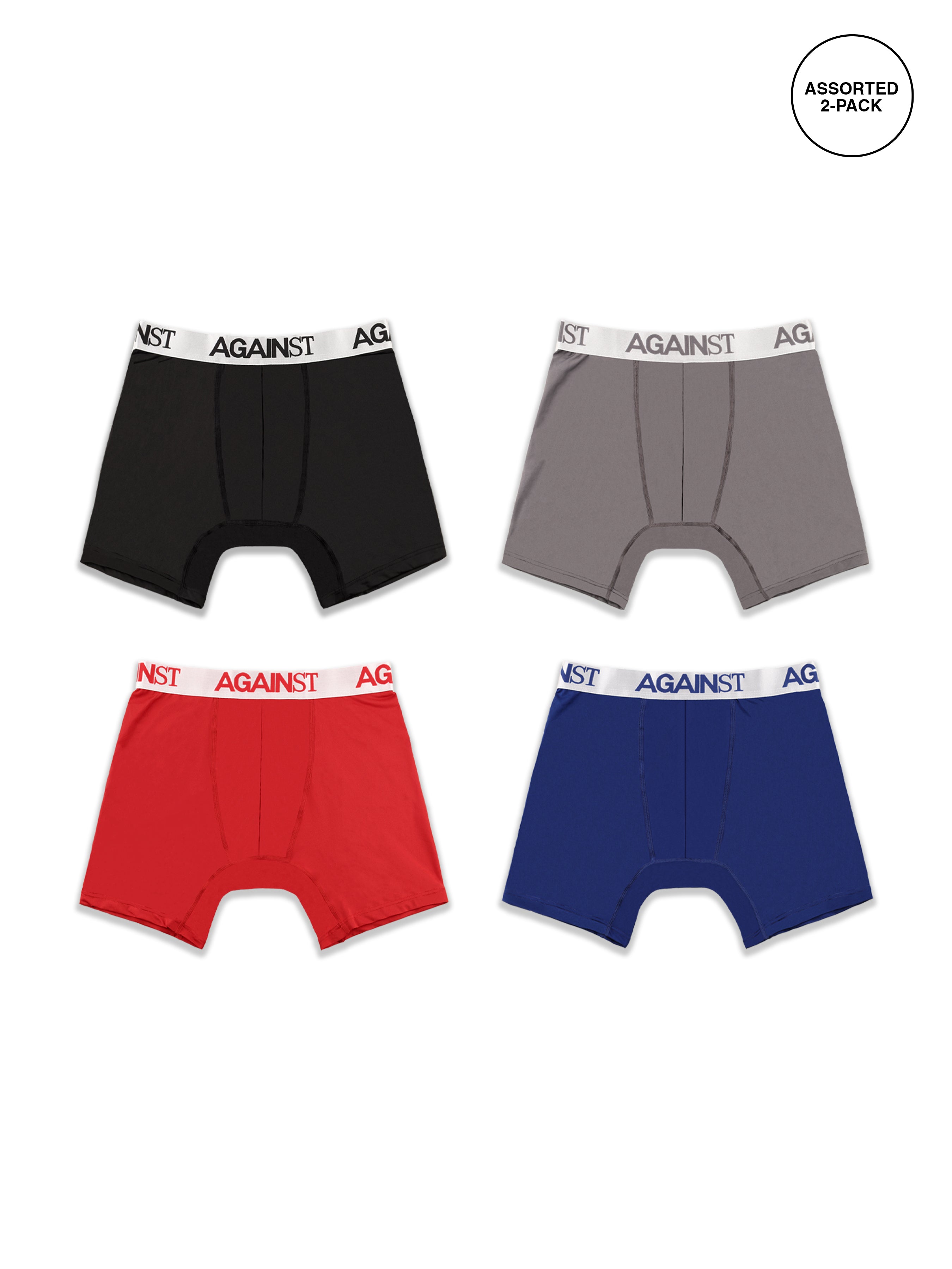 SILVER BAND BOXER BRIEFS (2-PACK) – AGAINST LAB.