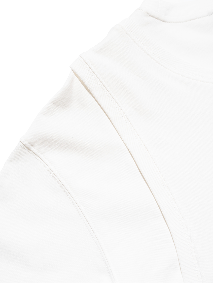 BALL LAYERED TEE WHITE