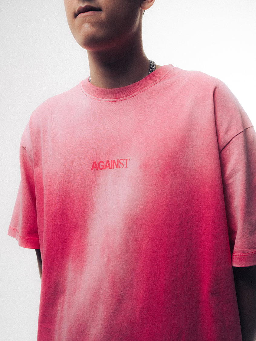 WASHED LOGO TEE ROSE