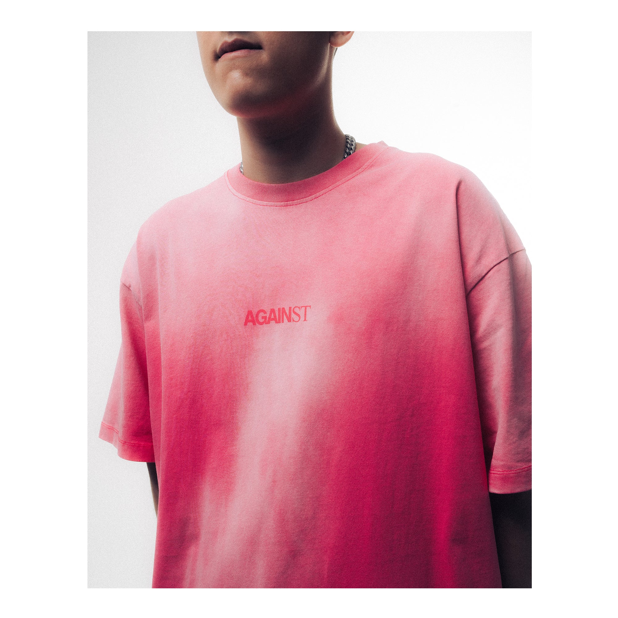 WASHED LOGO TEE ROSE