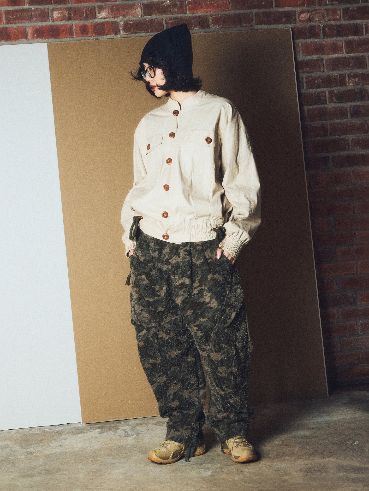 abp. CARGO BIGGIE PANT DISTRESSED CAMO