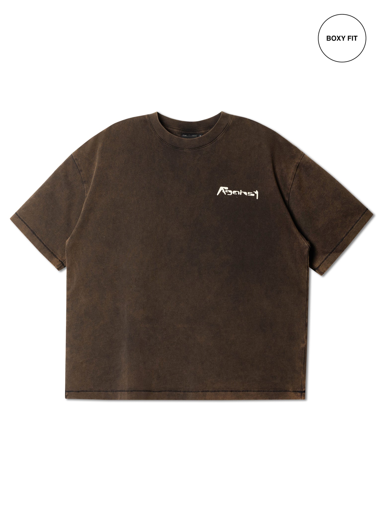 AFACTS TEE WASHED BROWN