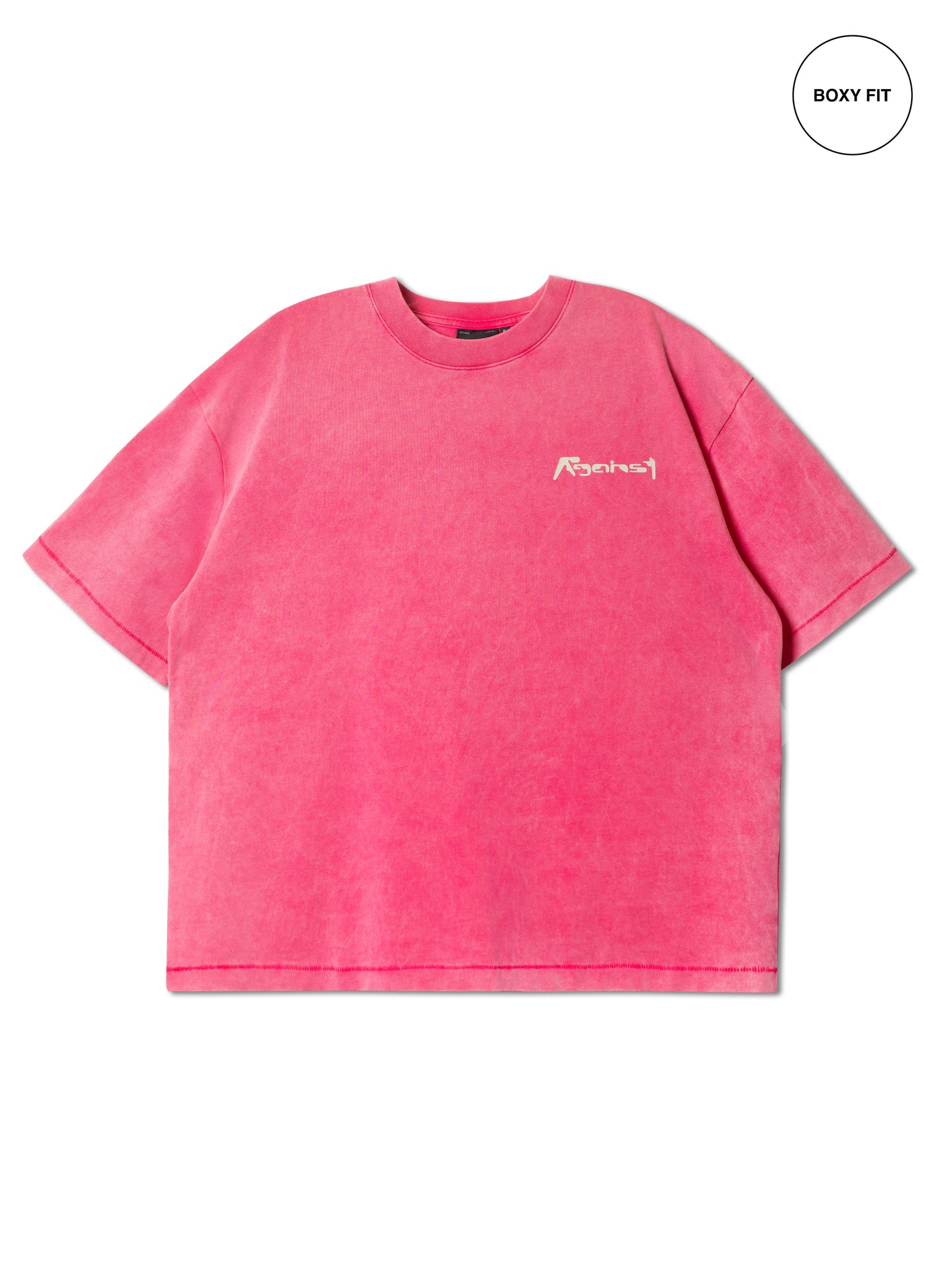 AFACTS TEE WASHED PINK