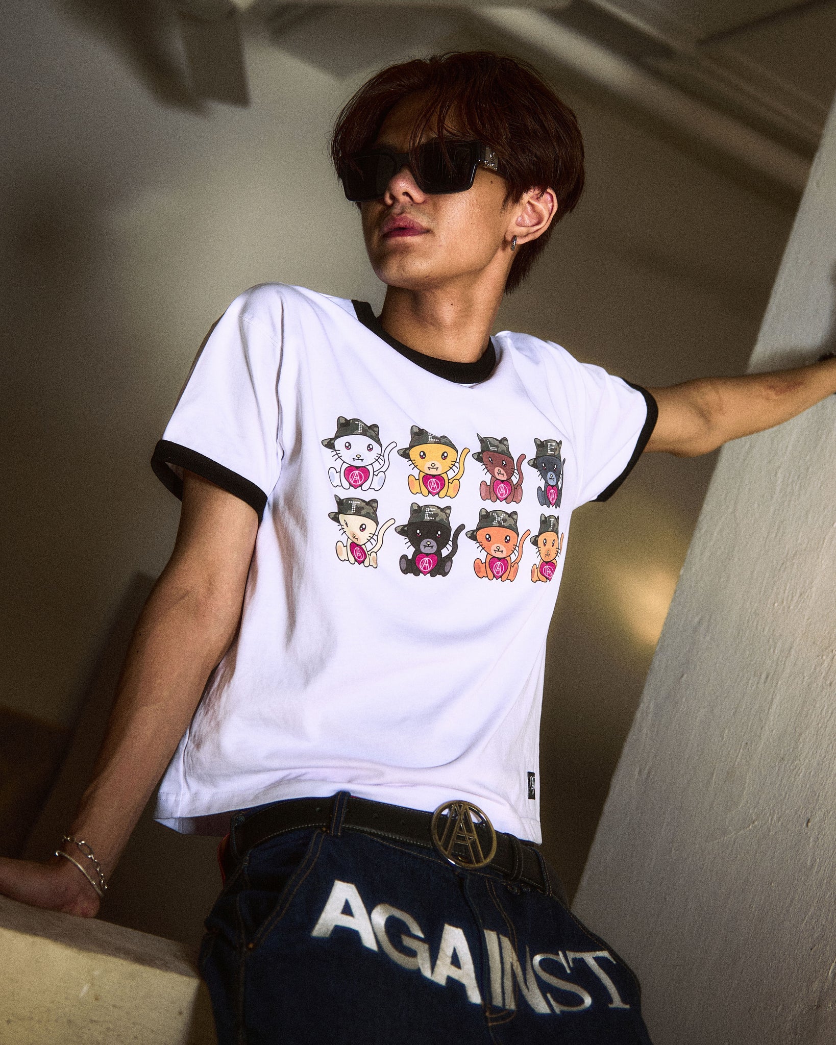 TELETEXT MASCOT RINGER TEE