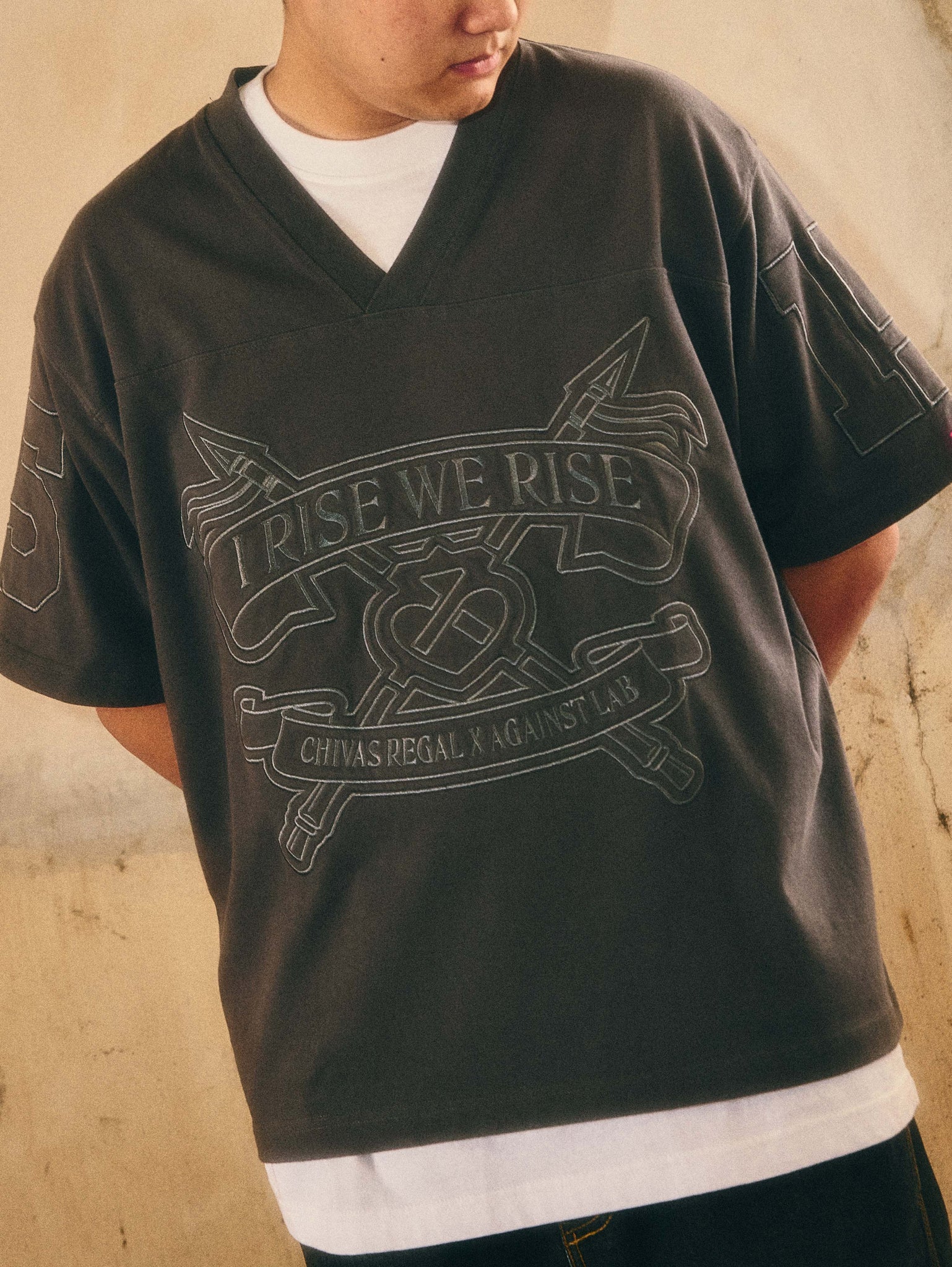 AGAINST X CHIVAS "IRWR" WASHED HEAVY JERSEY