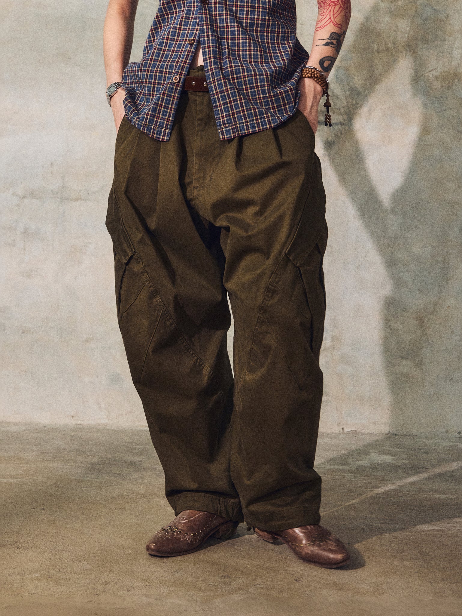 abp. CARGO BIGGIE PANT OLIVE