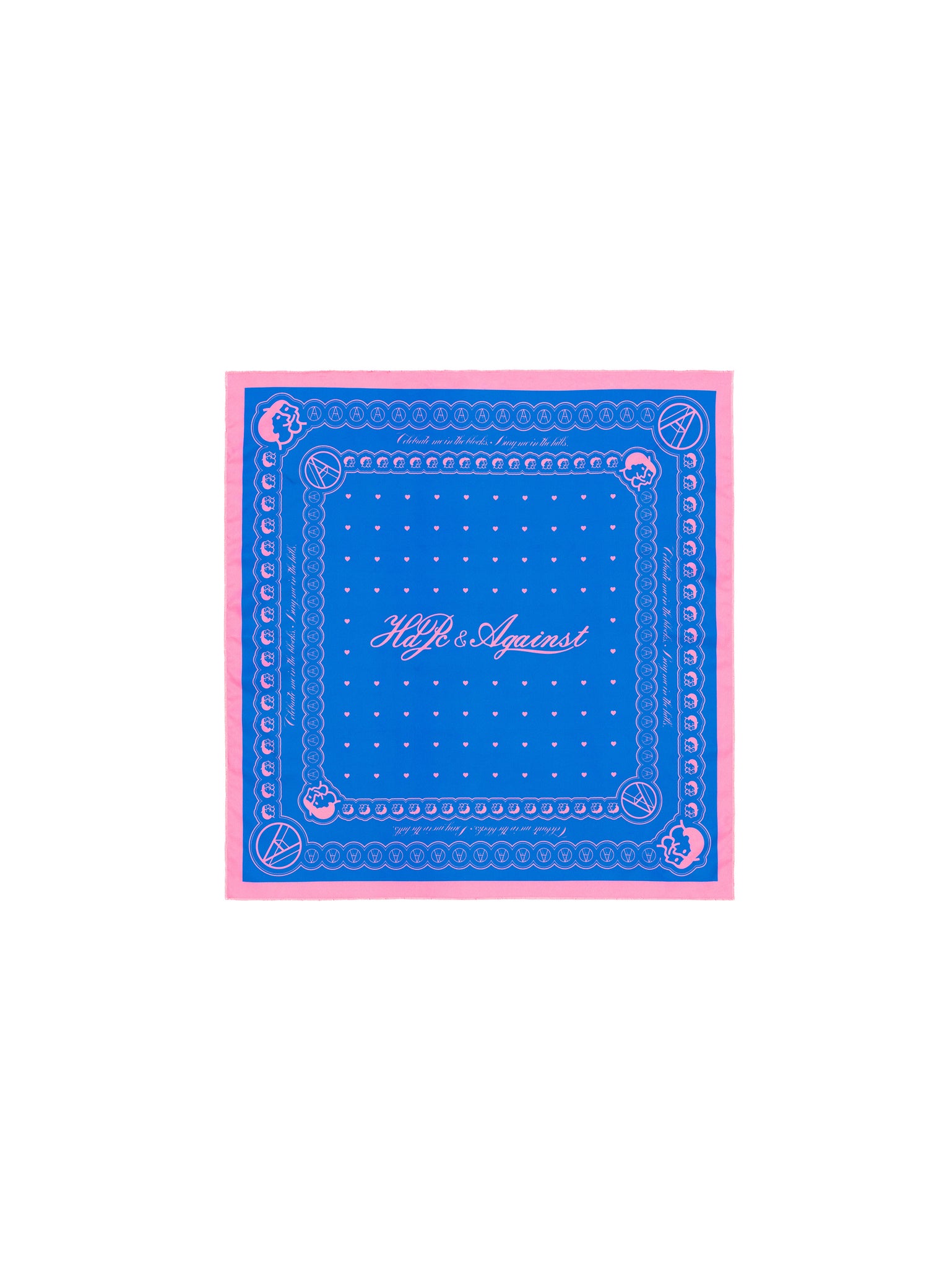 AGAINST X HDPC 'B2H' BANDANA PINK