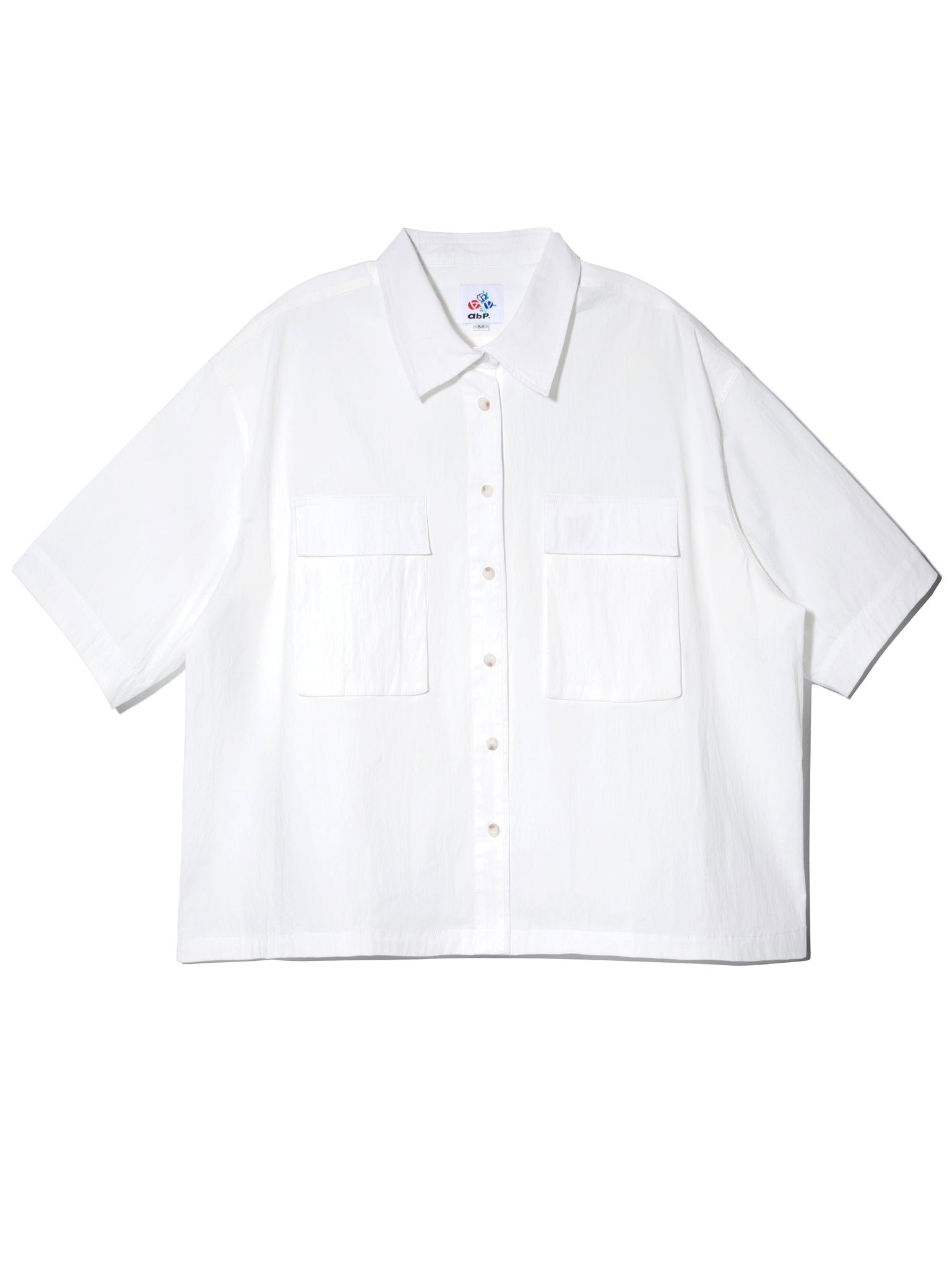 abp. BIG BRO S/S SHIRT NYLON WHITE