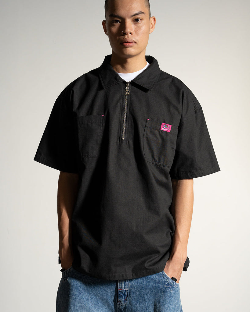 HALF ZIP WORK SHIRT – AGAINST LAB.